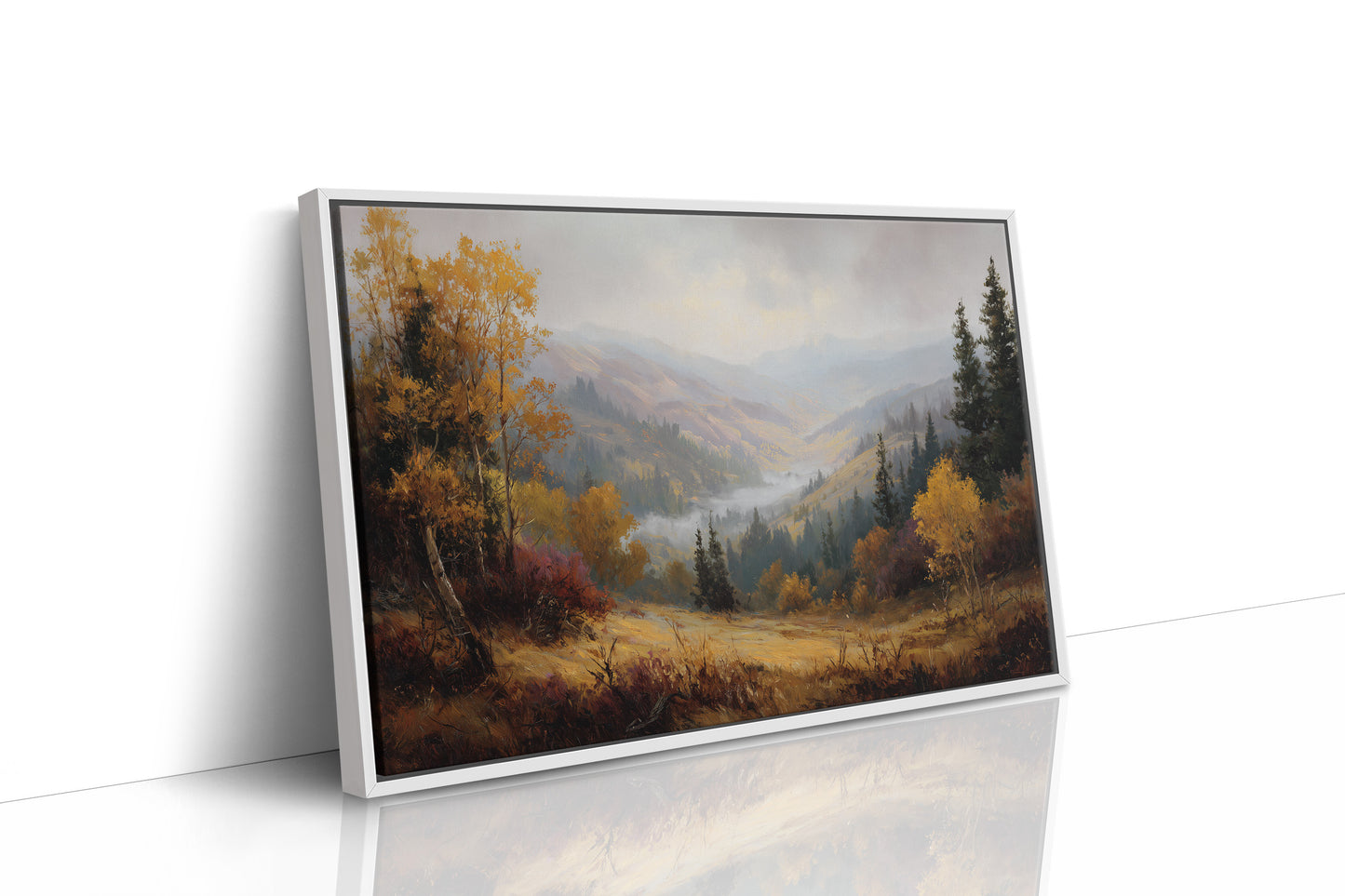 Autumn Valley Between Leather Spines