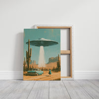 Vintage Car Desert Abduction