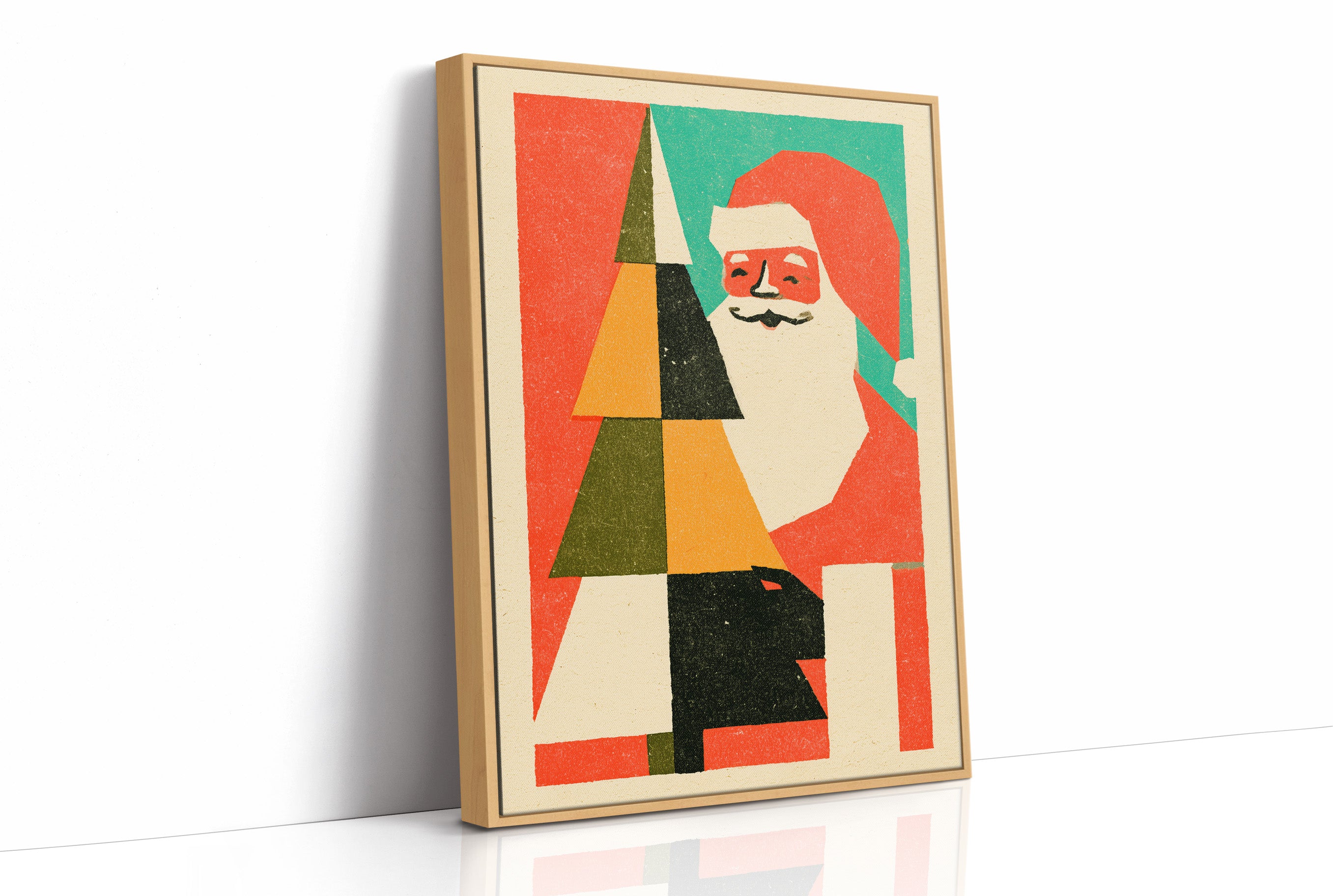 Modernist Santa, Front & Center