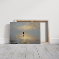 Solitude Walks Upon Golden Waters
