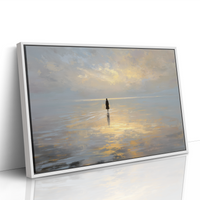 Solitude Walks Upon Golden Waters