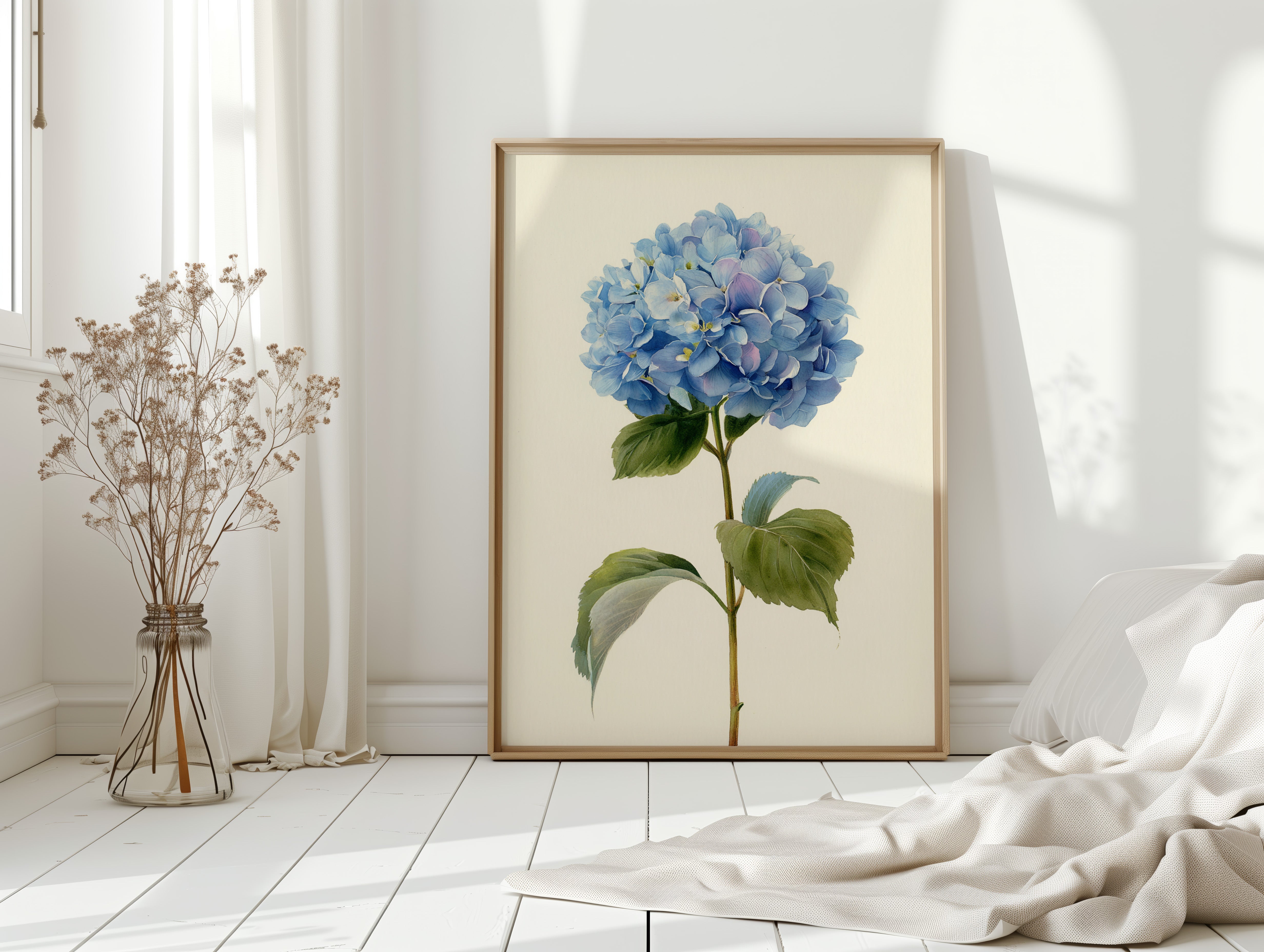 Beneath A Sky of Blue Petals