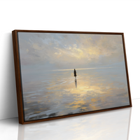 Solitude Walks Upon Golden Waters