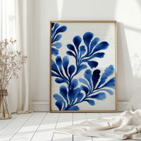 Tidal Dances of Indigo Leaves