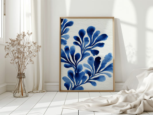 Tidal Dances of Indigo Leaves