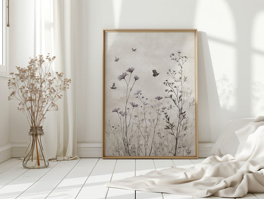 Fluttering Through Silent Meadows