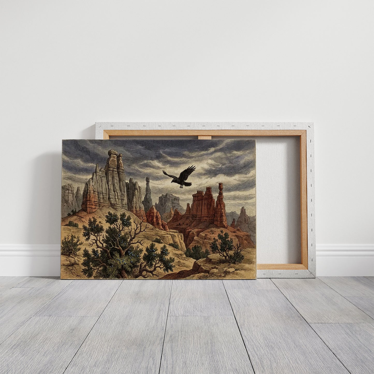 Raven Over the Red Spires