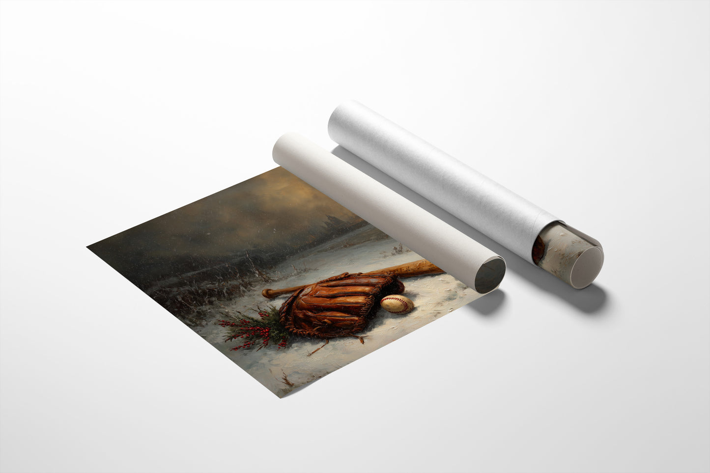 Winter Inning Under Firelight