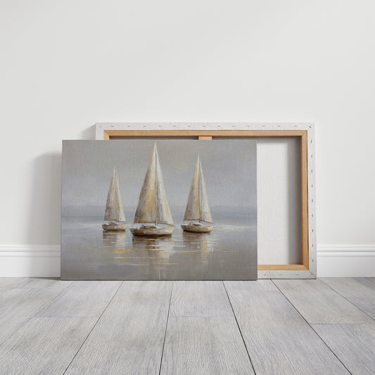 Sails Drift On Quiet Waters