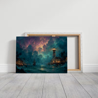 Lighthouse Beneath the Kraken's Sky