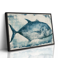 Blue Pompano, Textured Study