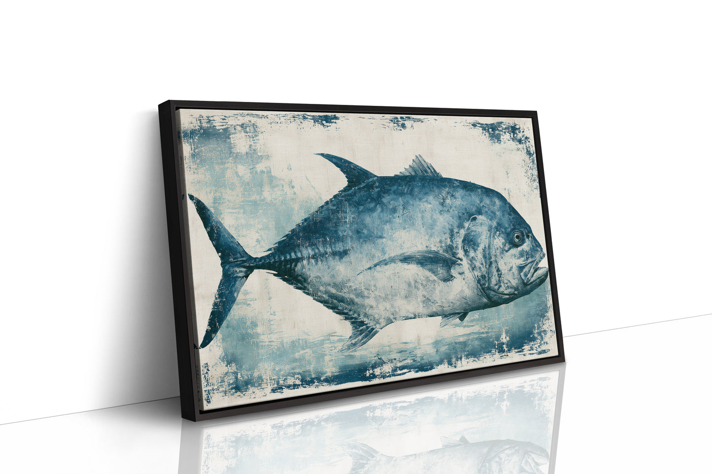 Blue Pompano, Textured Study