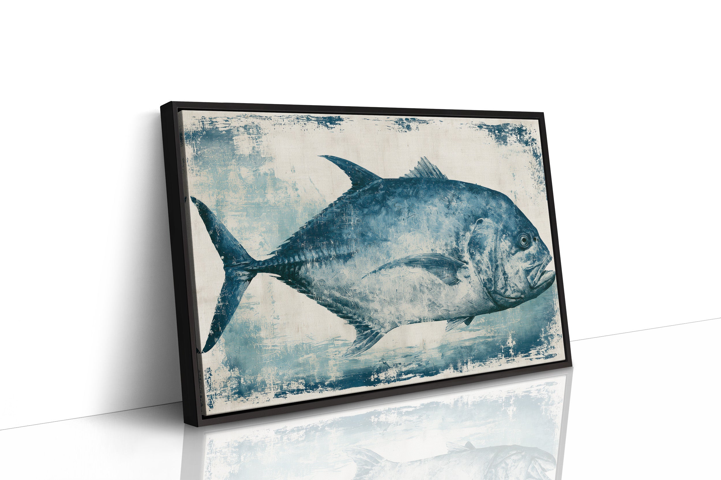 Blue Pompano, Textured Study