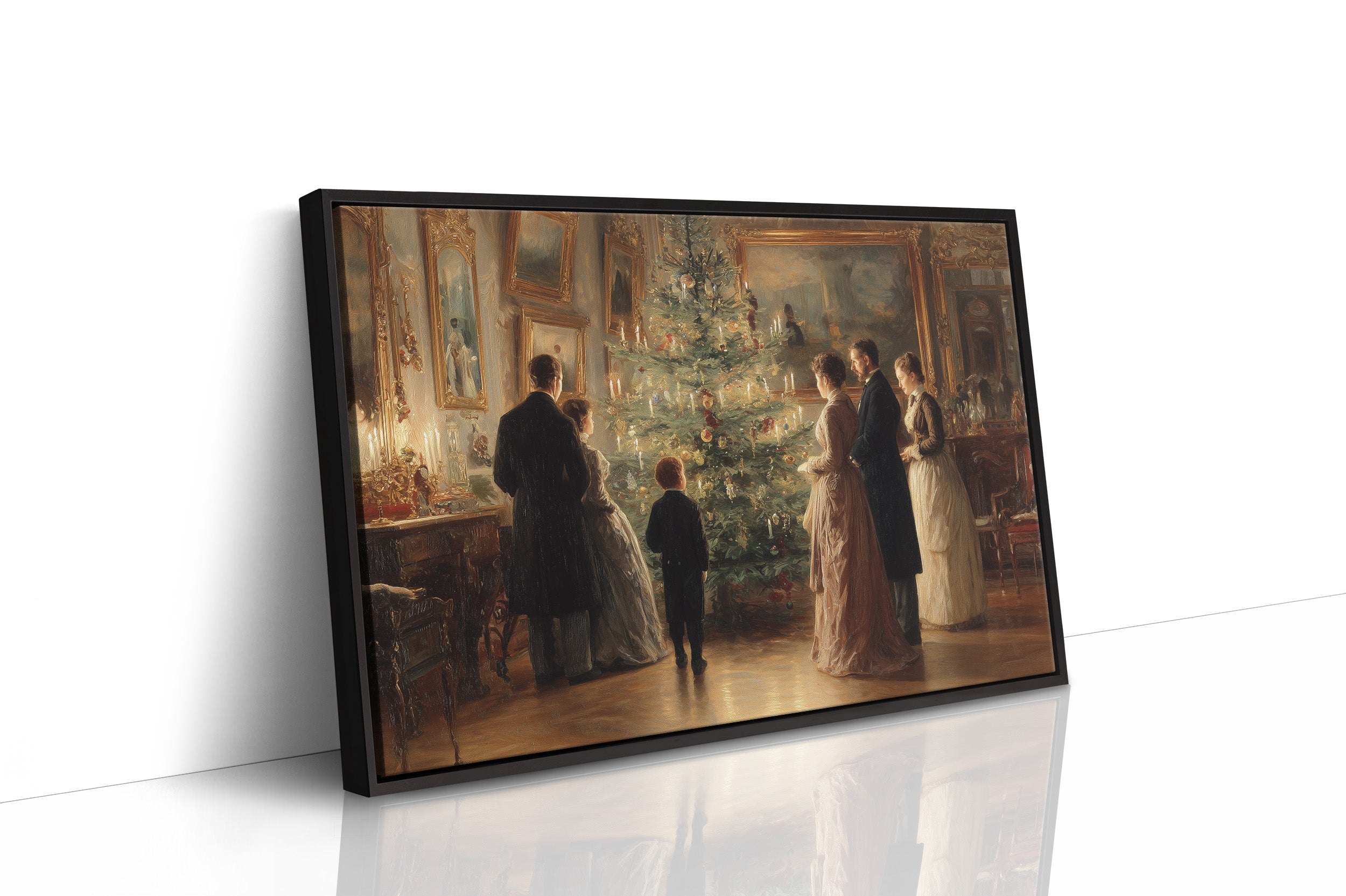 Candlelit Traditions Through Victorian Glass