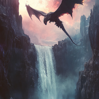 Beneath The Moonlit Cascade