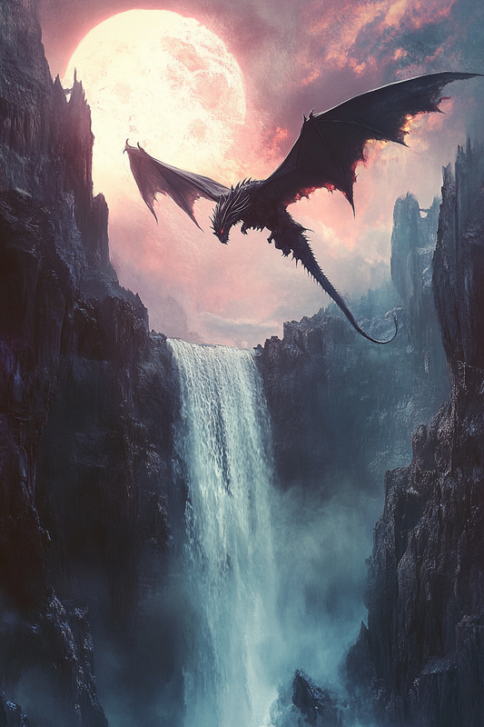 Beneath The Moonlit Cascade