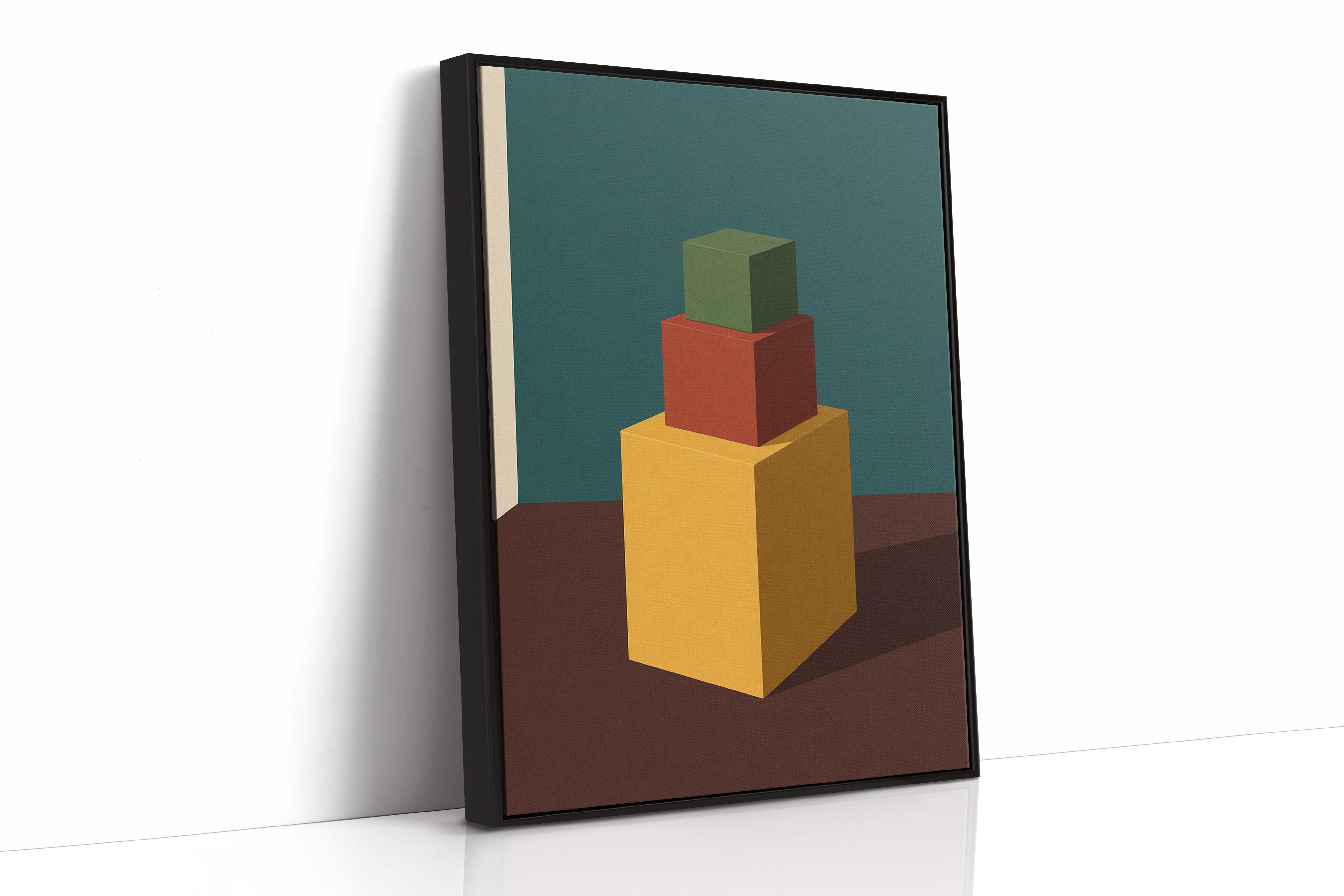 Black Framed Canvas image 1