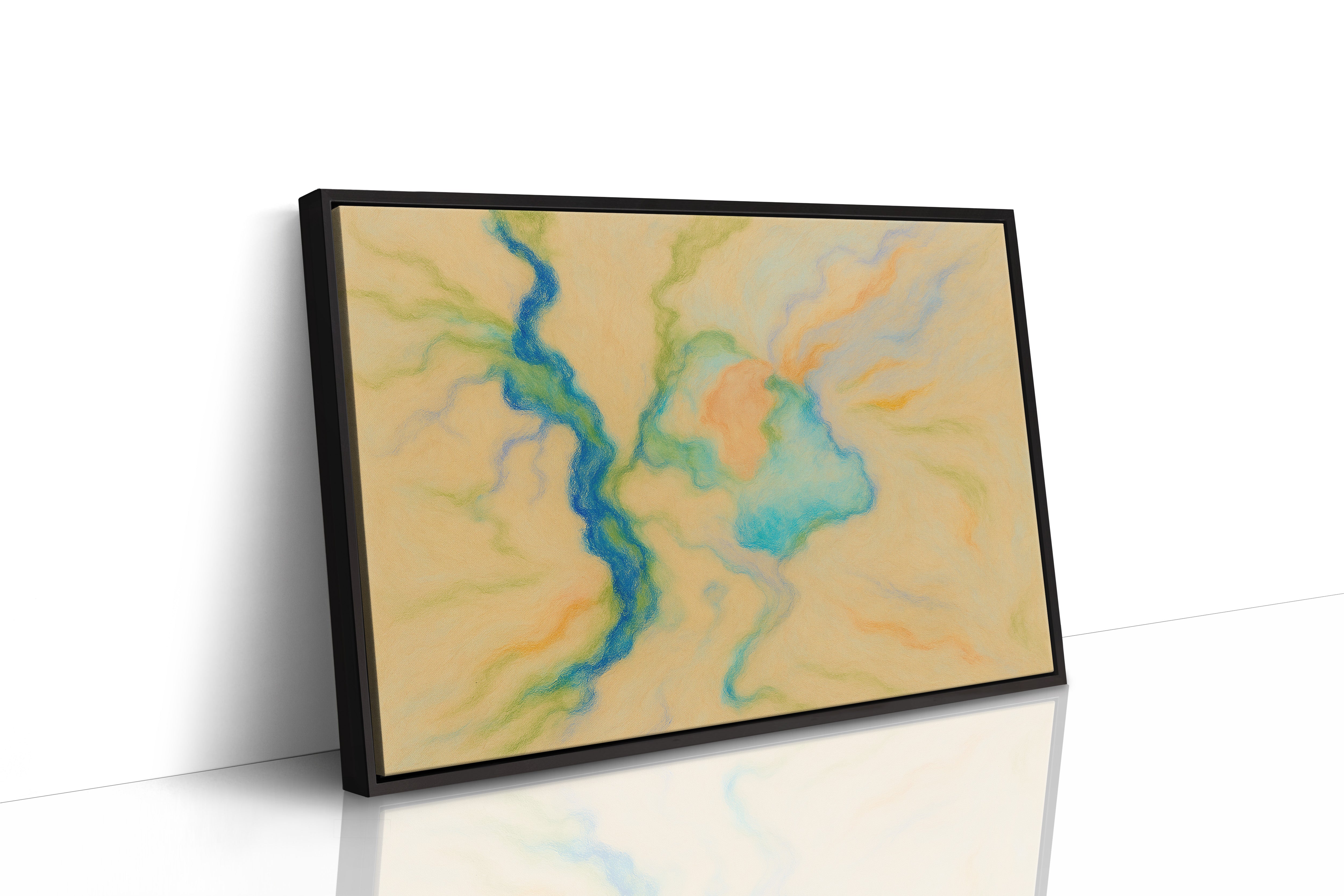 Black Framed Canvas image 1