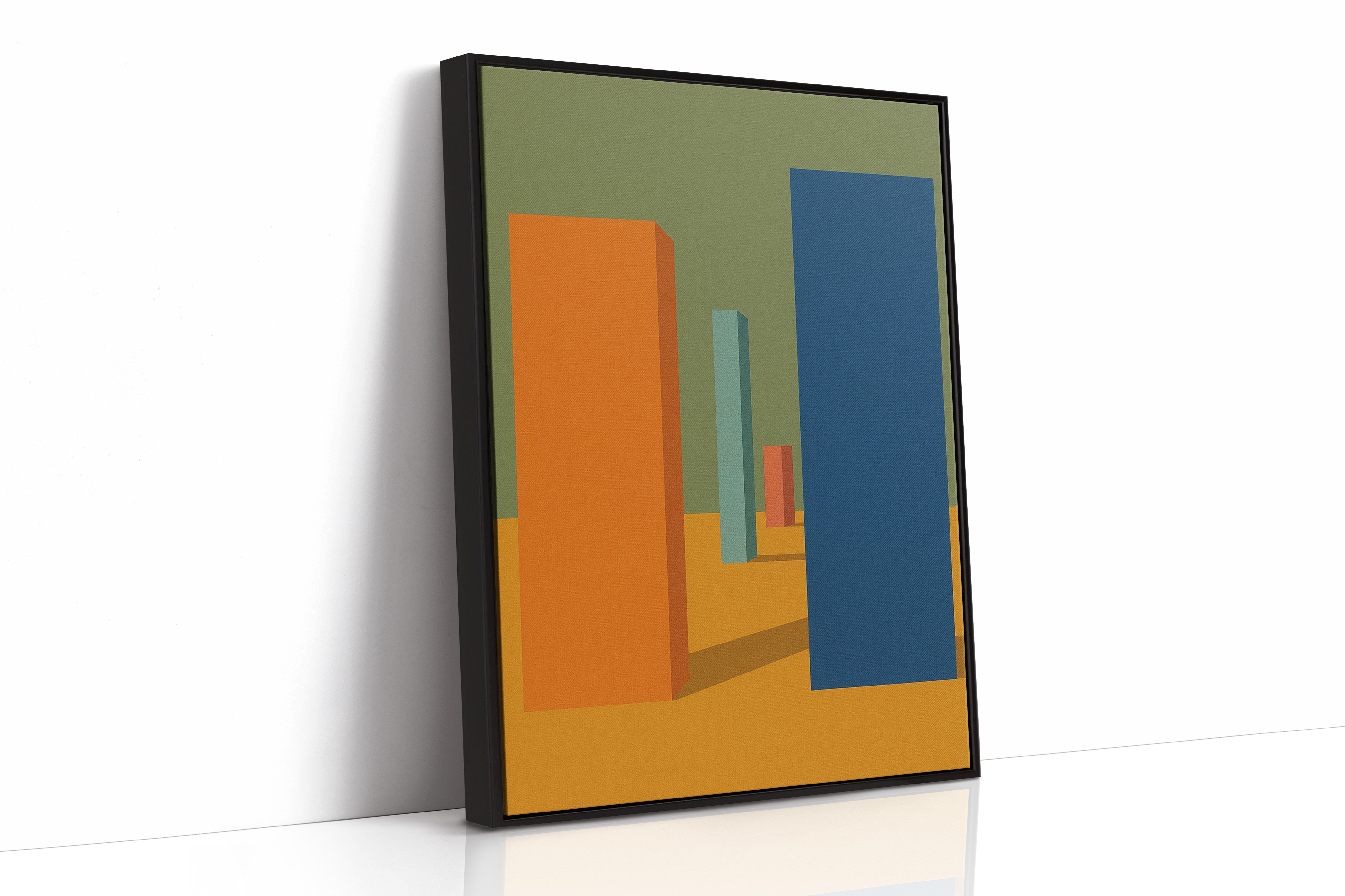 Black Framed Canvas image 1