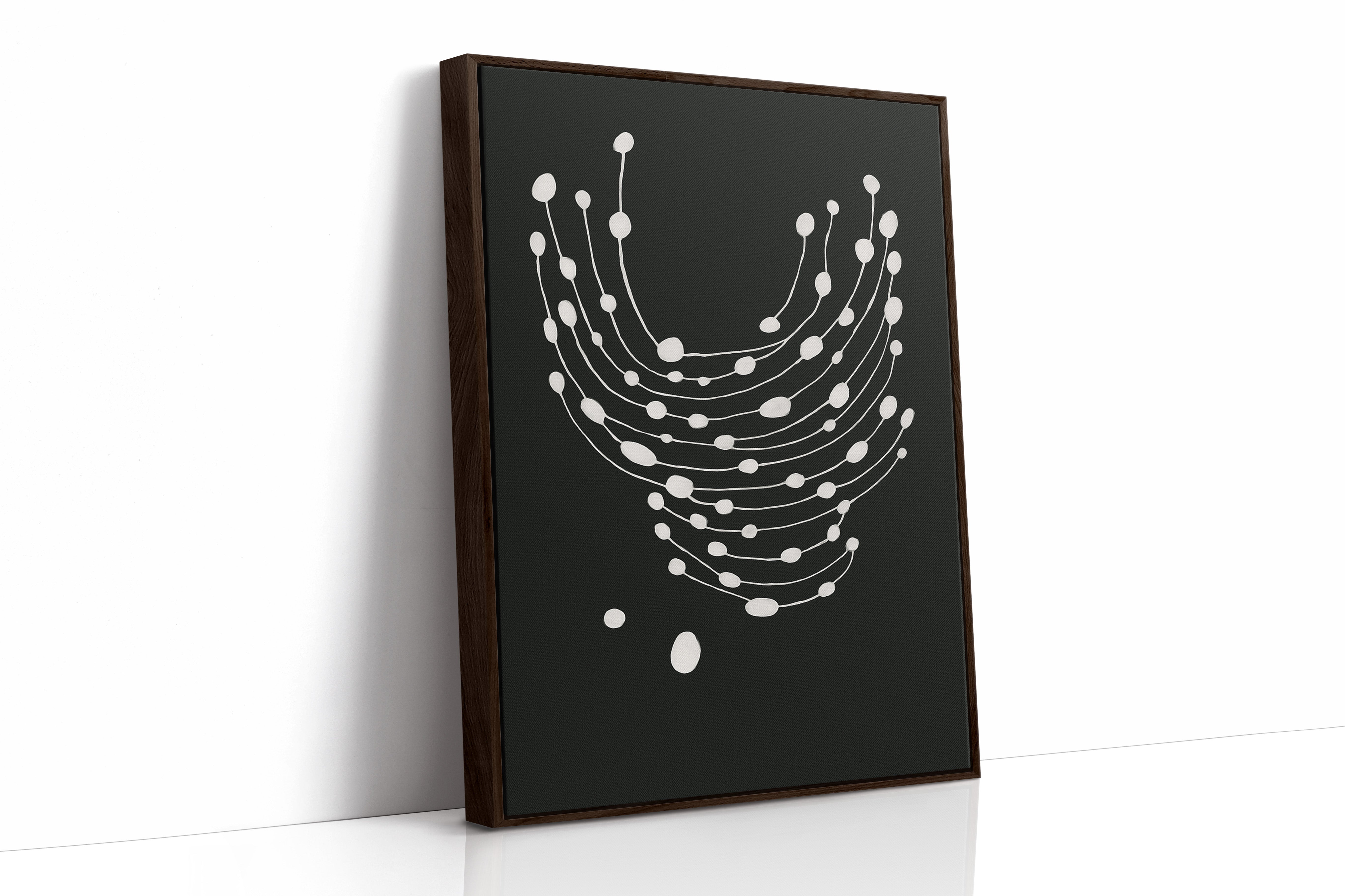 Brown Framed Canvas image 1