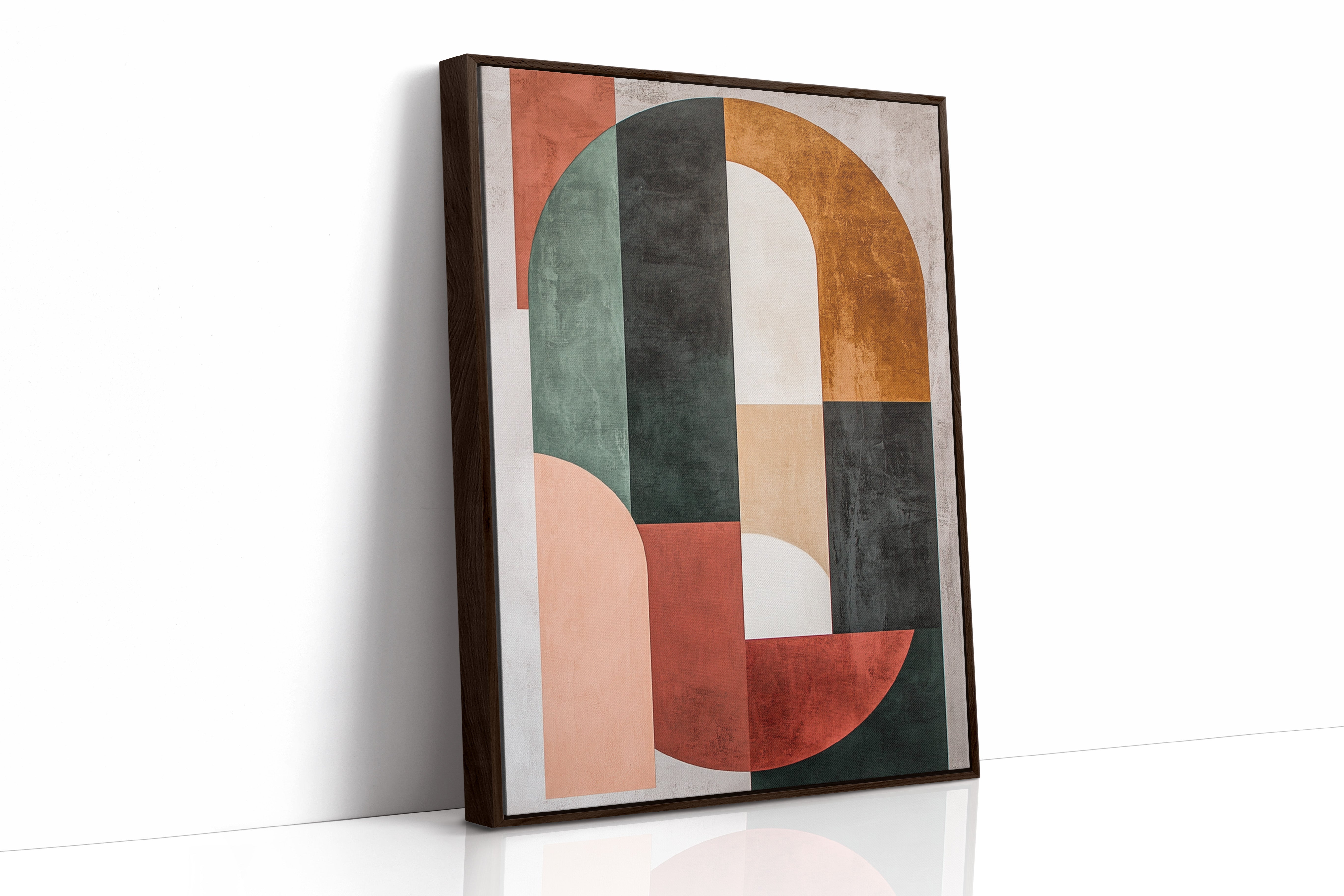 Brown Framed Canvas image 1