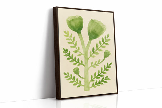 Brown Framed Canvas image 1