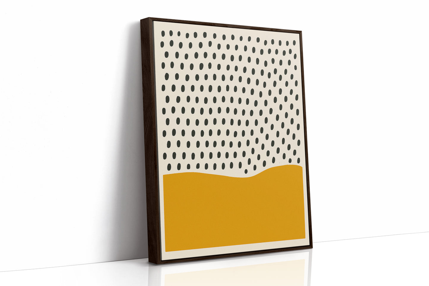 Brown Framed Canvas image 1