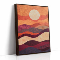 Brown Framed Canvas image 1