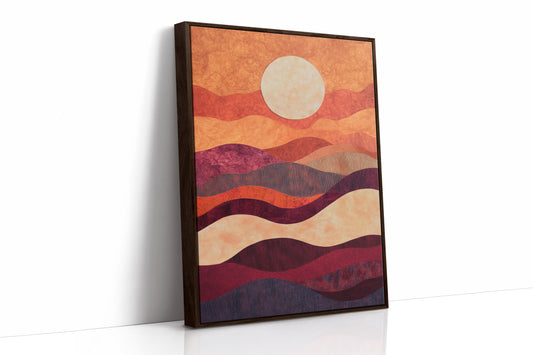 Brown Framed Canvas image 1