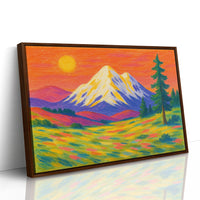 Brown Framed Canvas image 1