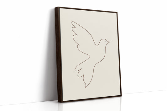 Brown Framed Canvas image 1