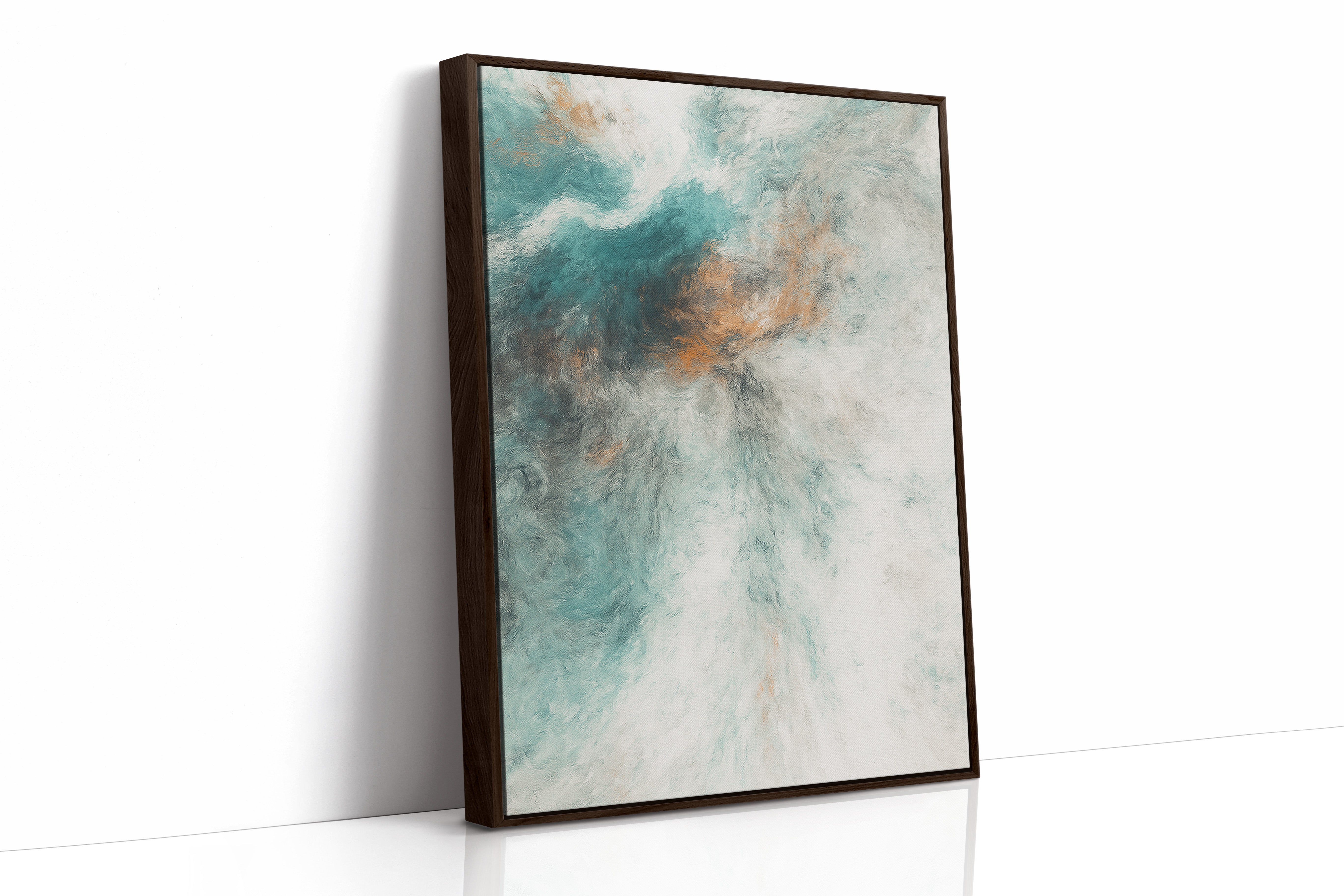 Brown Framed Canvas image 1