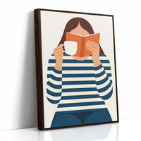 Brown Framed Canvas image 1