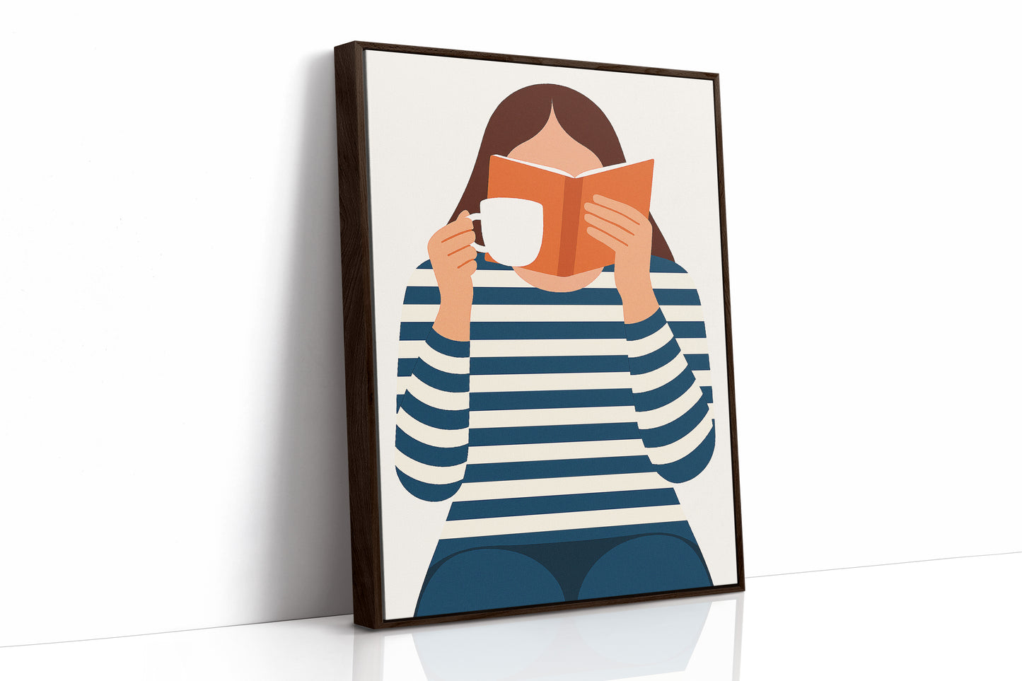 Brown Framed Canvas image 1