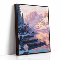Brown Framed Canvas image 1