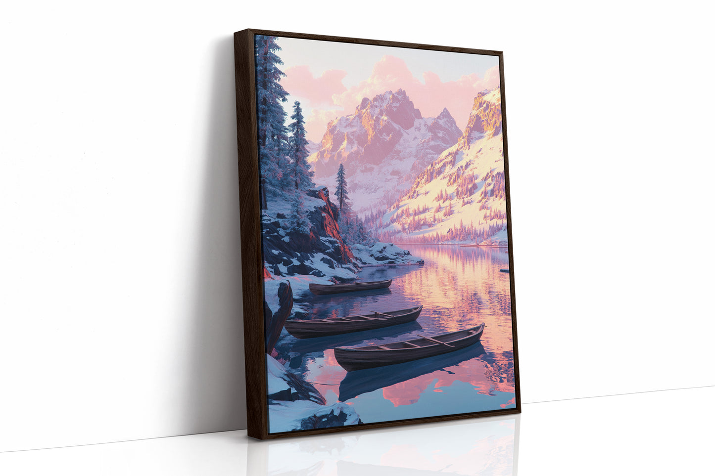 Brown Framed Canvas image 1