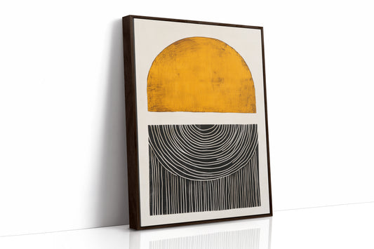 Brown Framed Canvas image 1