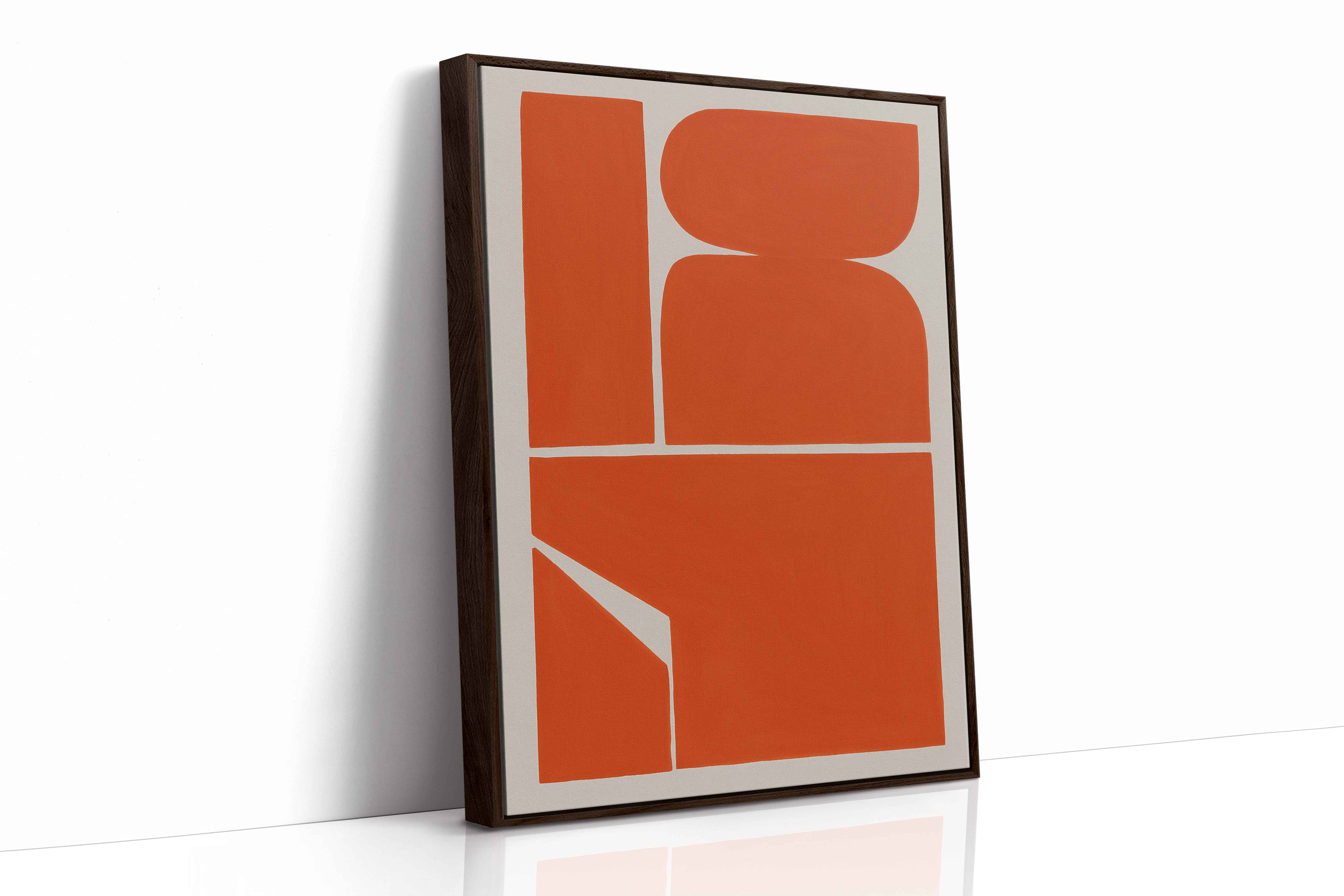 Brown Framed Canvas image 1