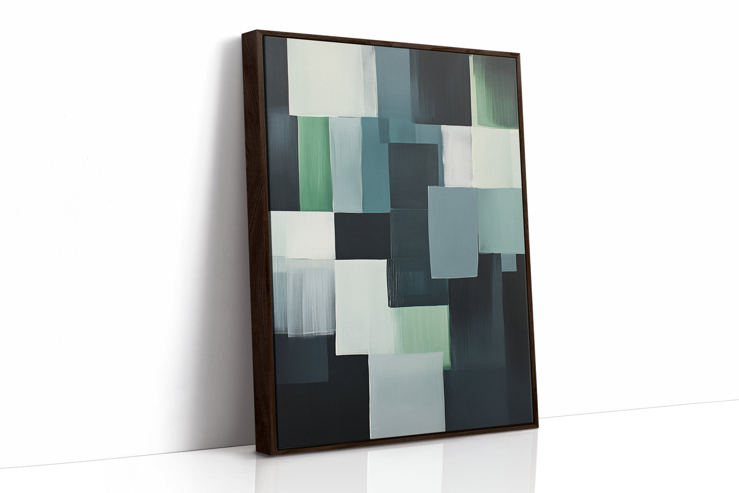 Brown Framed Canvas image 1