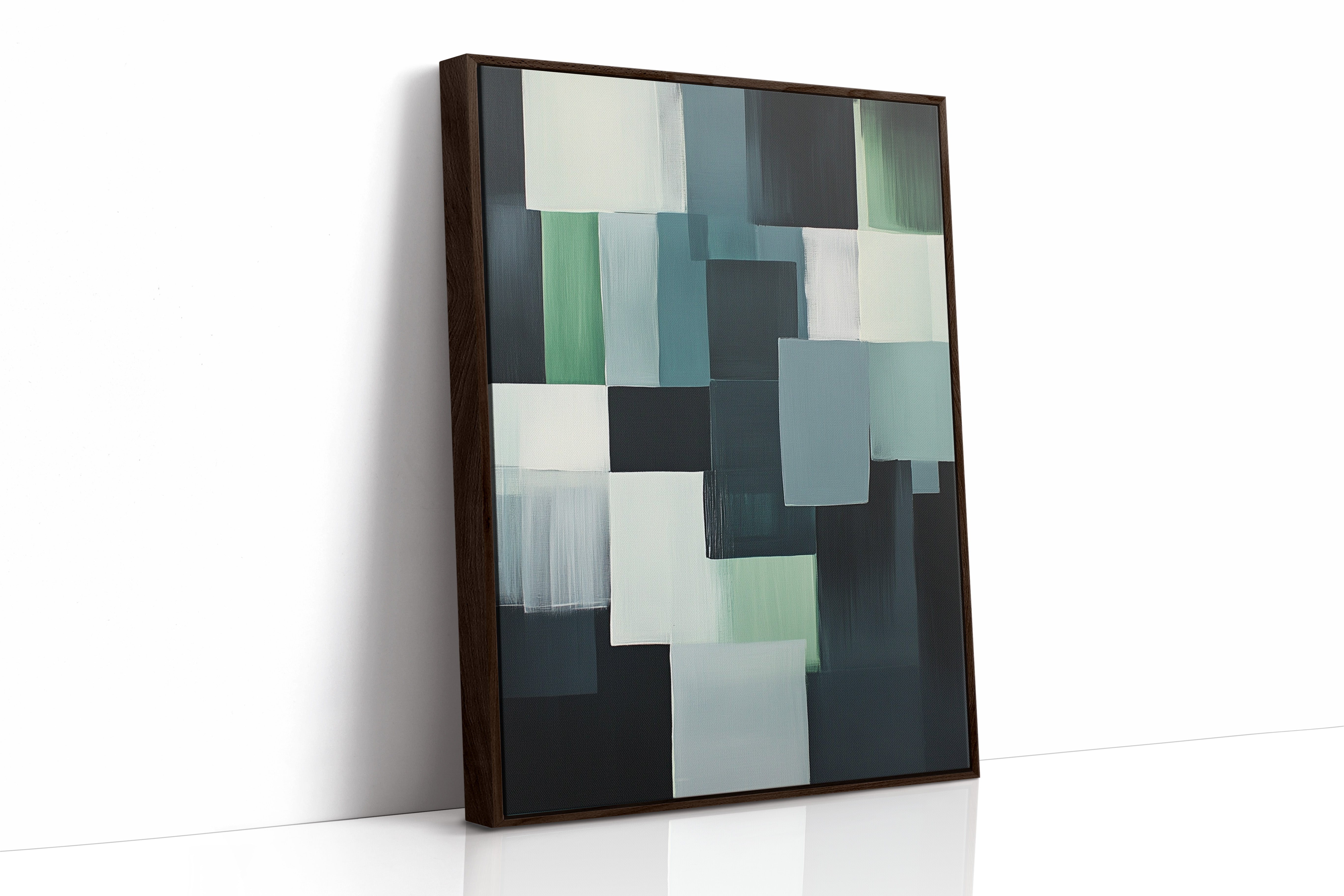 Brown Framed Canvas image 1