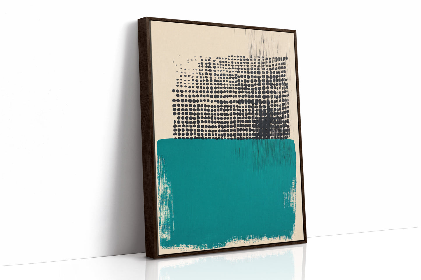Brown Framed Canvas image 1