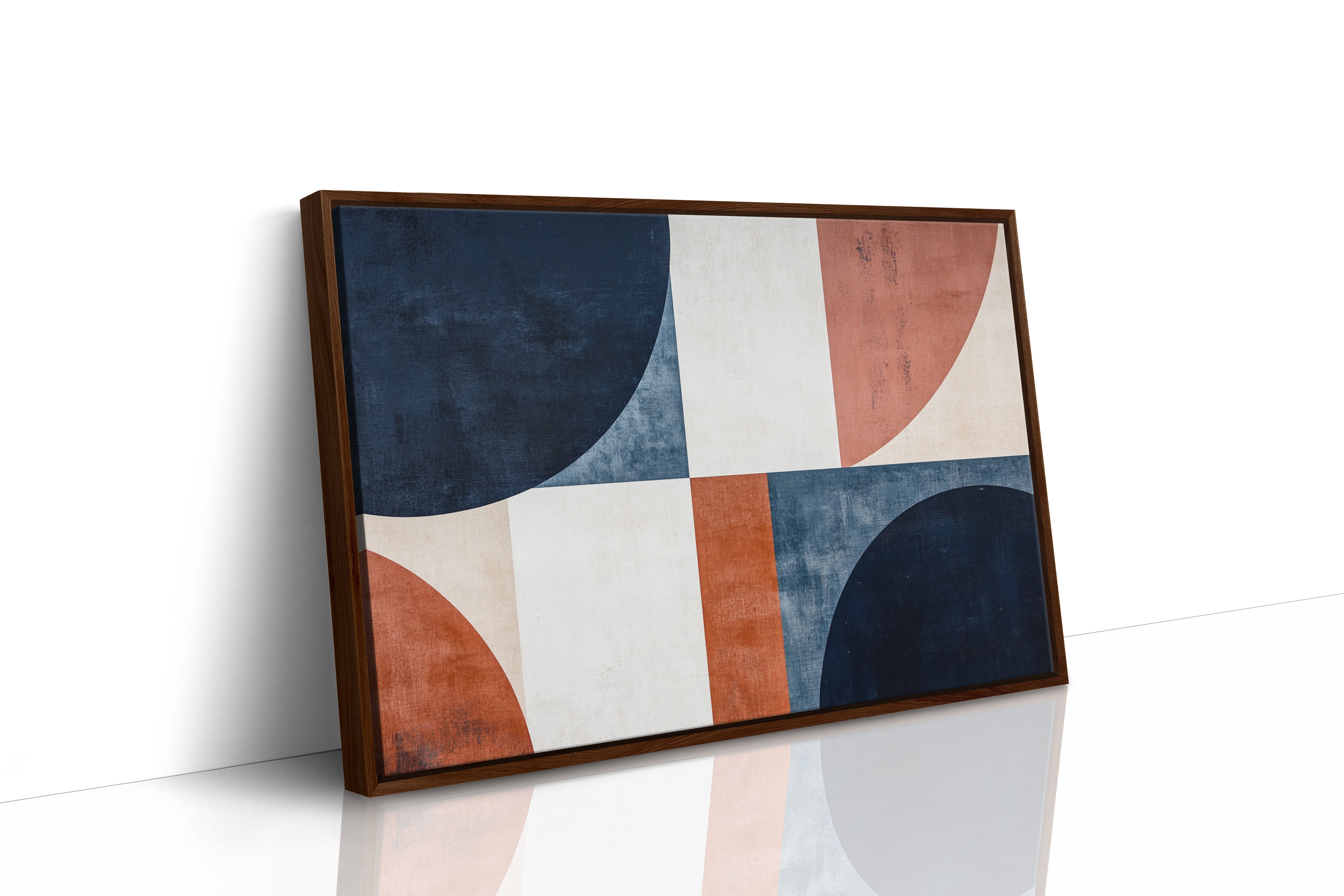 Brown Framed Canvas image 1