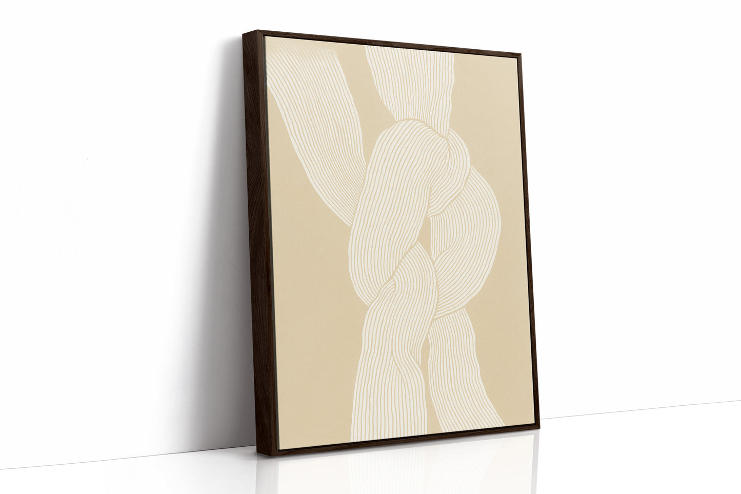 Brown Framed Canvas image 1