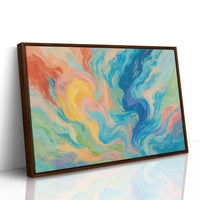 Brown Framed Canvas image 1