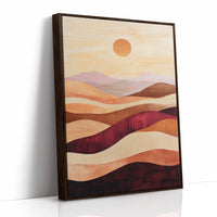 Brown Framed Canvas image 1