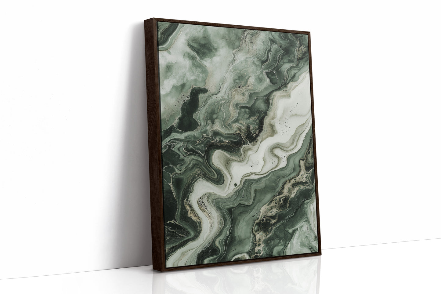 Brown Framed Canvas image 1