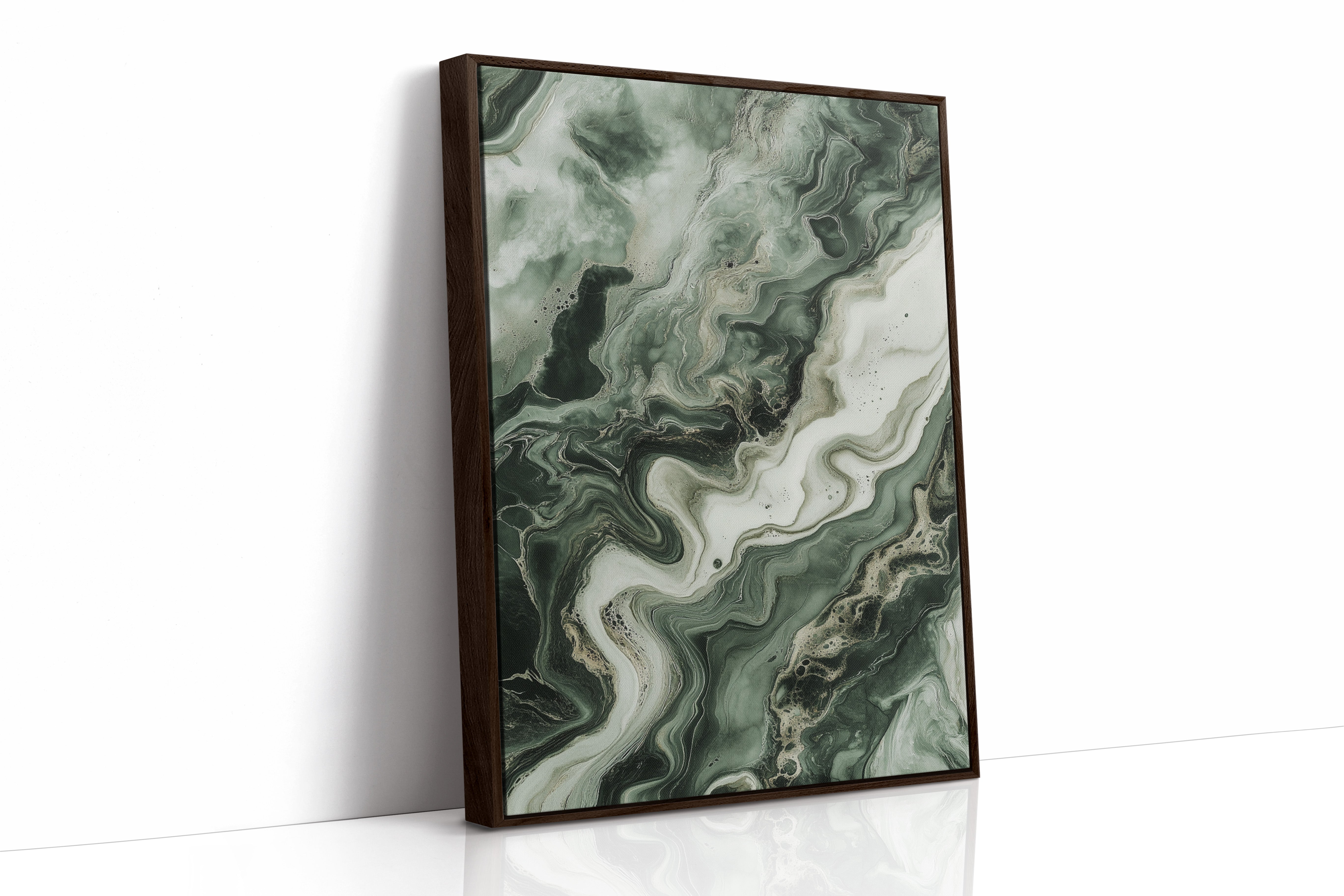 Brown Framed Canvas image 1