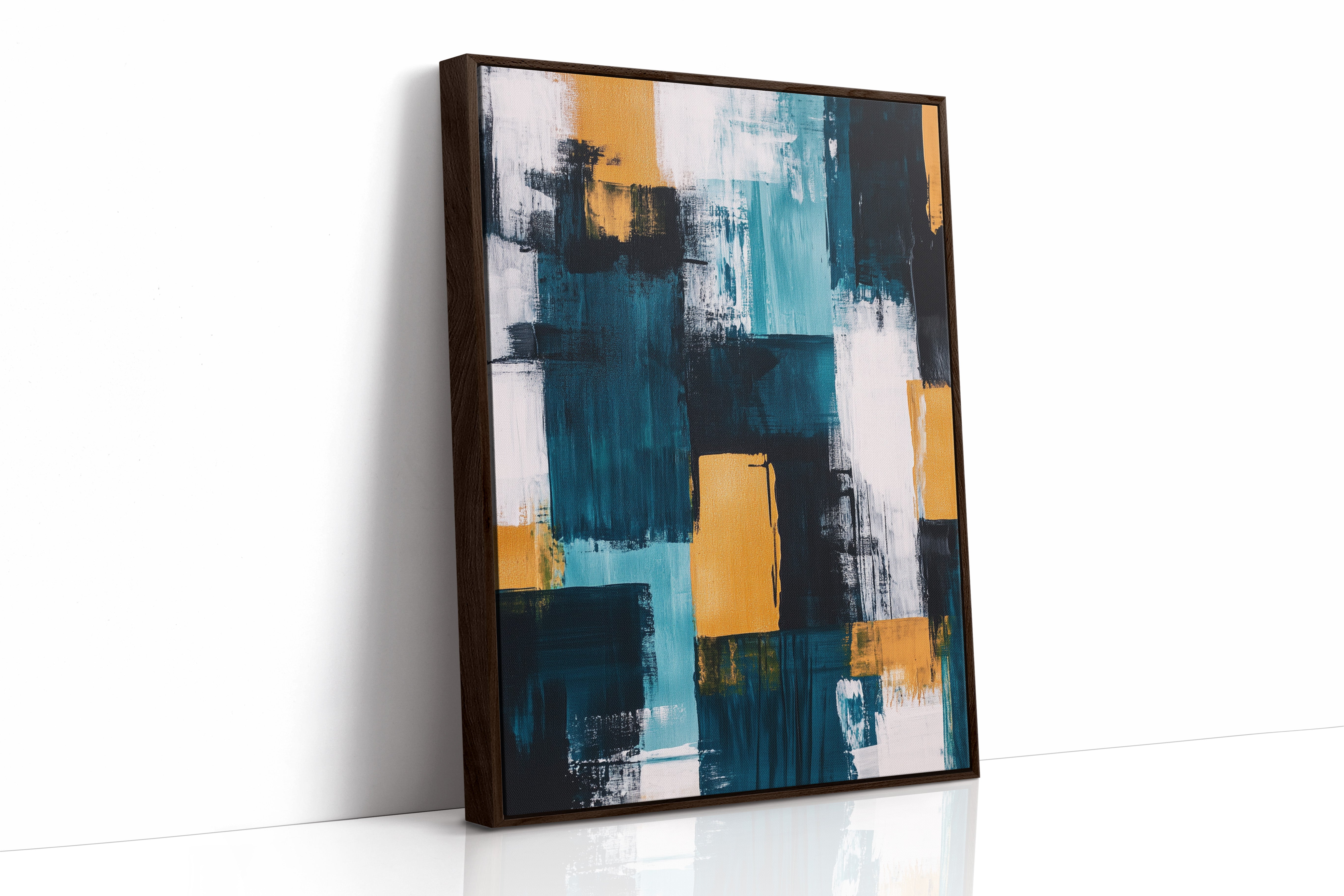 Brown Framed Canvas image 1