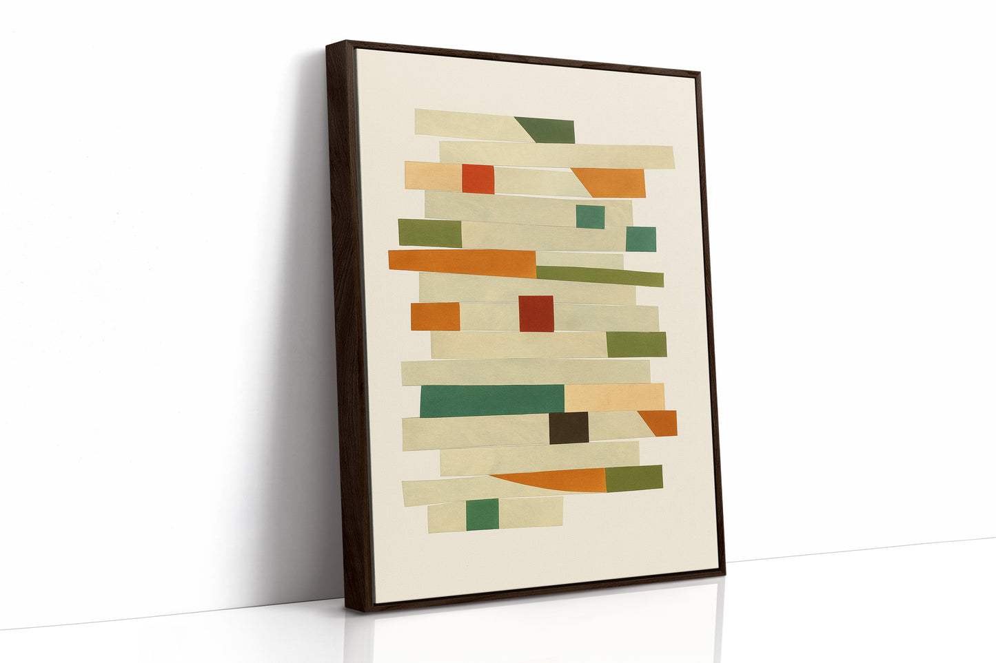 Brown Framed Canvas image 1