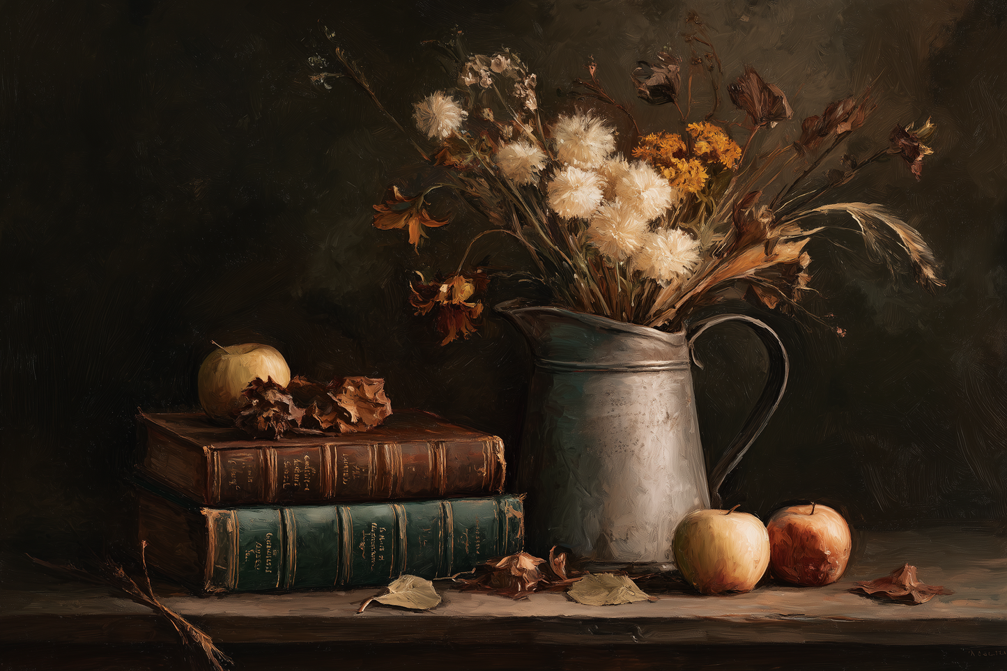 Scholarly Treasures Among Autumn Blooms